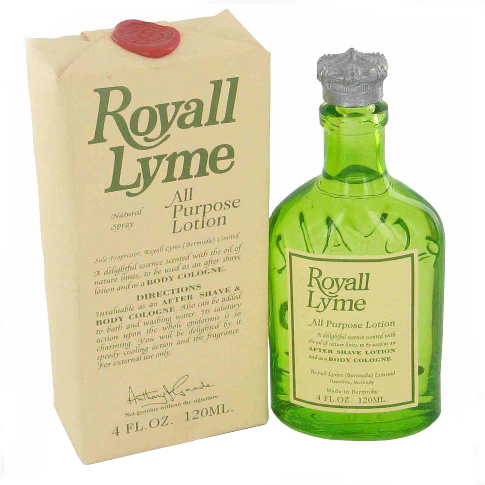 Royall Lyme for Men by Royall Fragrances 4 oz All Purpose Lotion